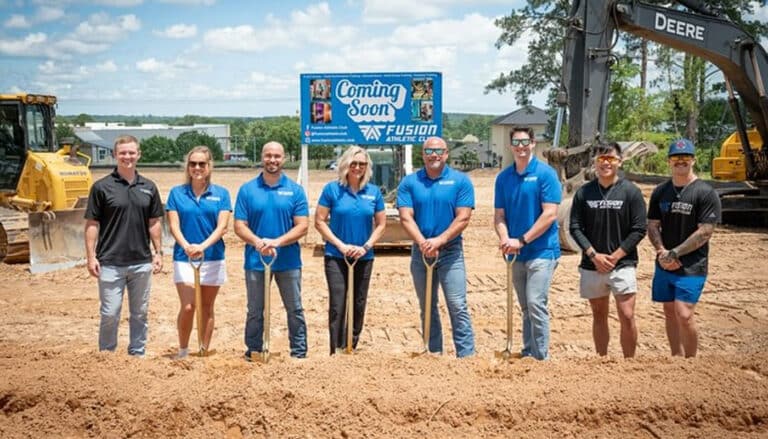 groundbreaking of gym in tyler tx