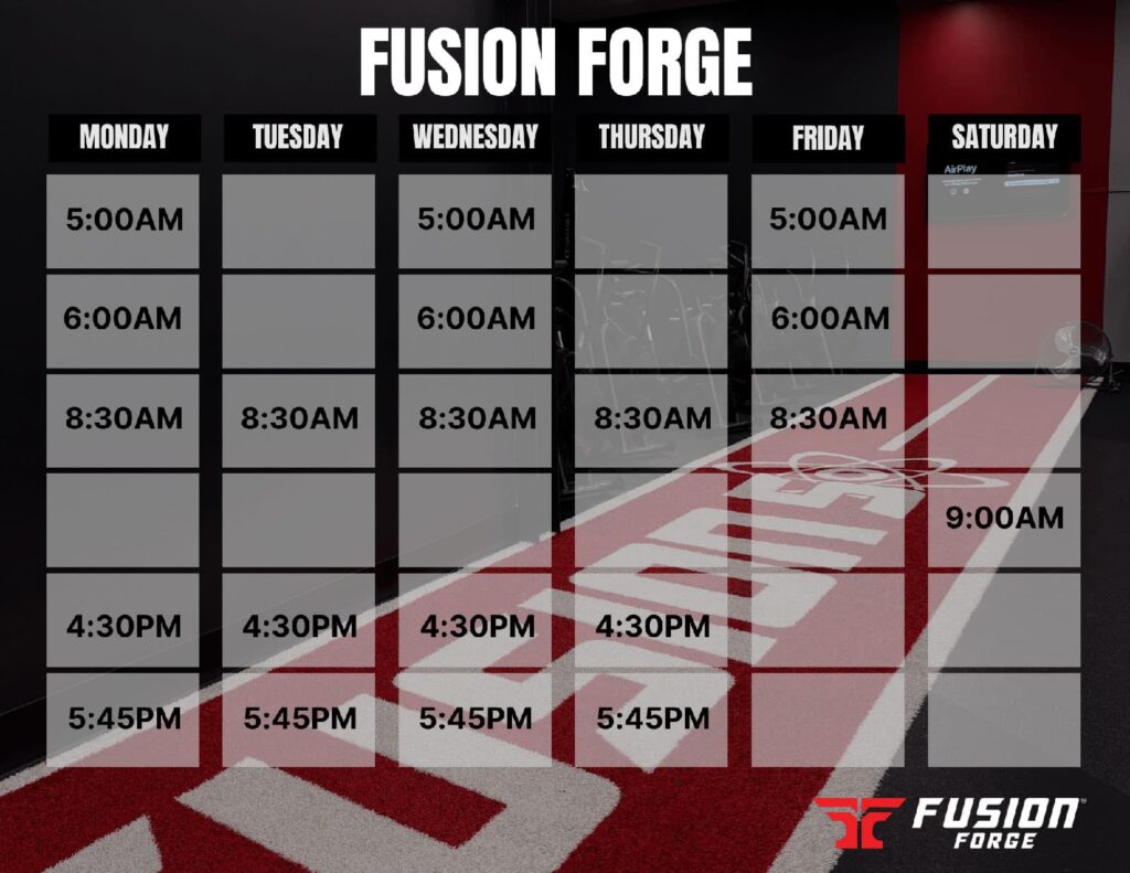 forge-schedule-tyler-tx